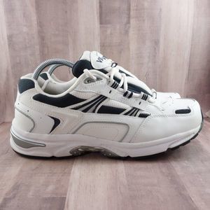 Vionic Sneakers Mens 8 Wide Walker Walking Shoes White Dad Casual Orthotic